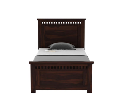 Solid Sheesham Wood Single Bed Cot Without Storage